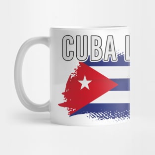 SOS Cuba Libre Bandera Cubana - Freedom for Cuba Support Mug